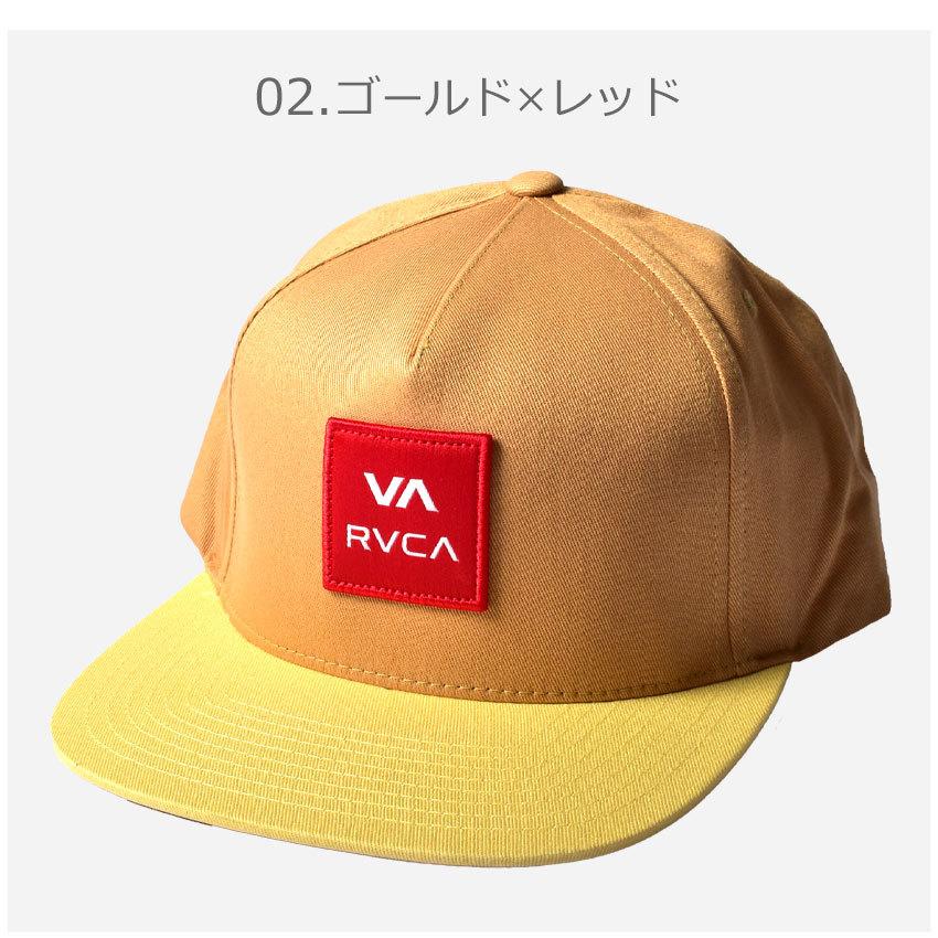 RVCA（ルーカ） キャップ メンズ SQUARE SNAPBACK RVCA BC041912 黒 白