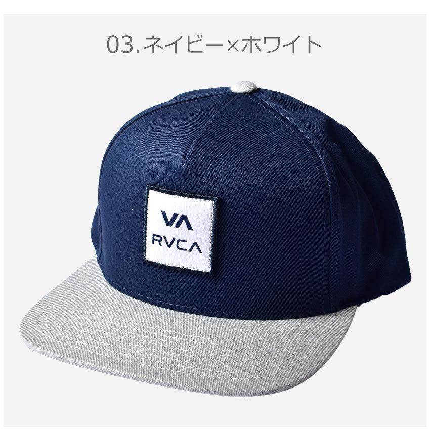 RVCA（ルーカ） キャップ メンズ SQUARE SNAPBACK RVCA BC041912 黒 白