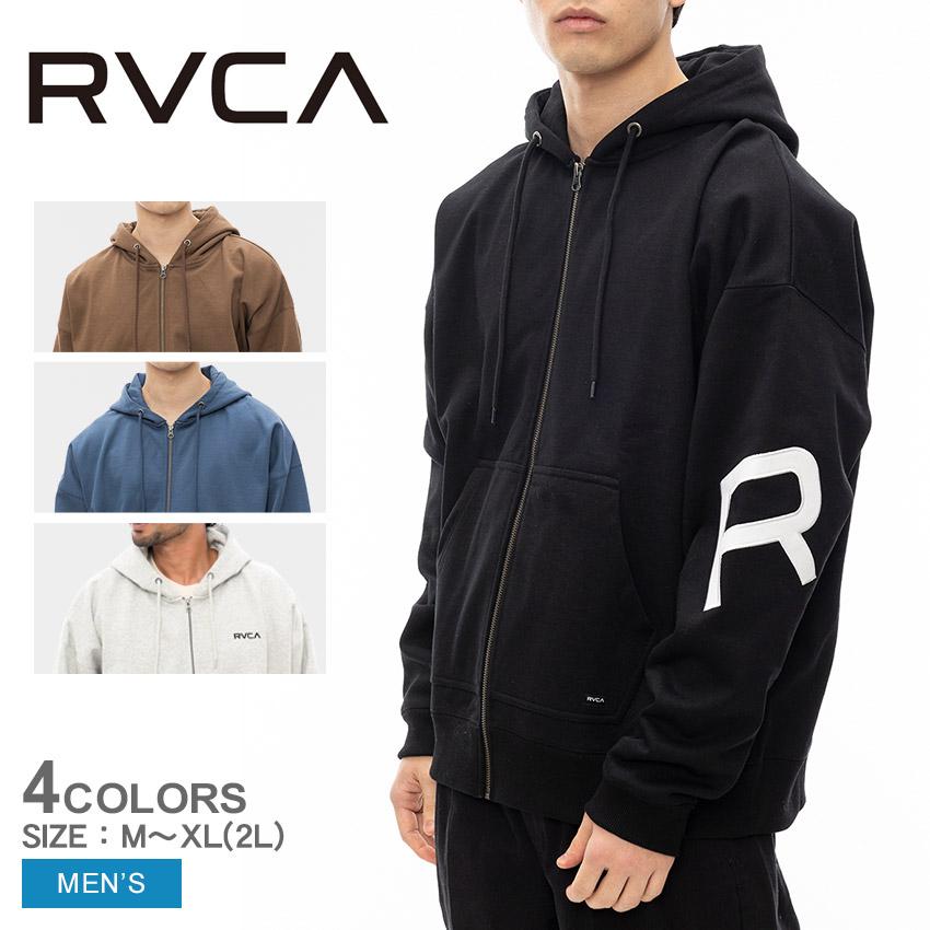 RVCA（ルーカ） パーカー メンズ フェイク ジップフーディ RVCA 