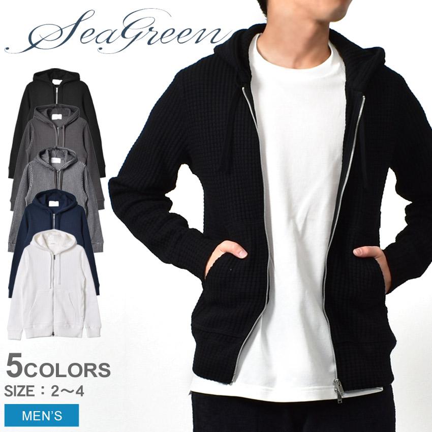 SEAGREEN（シーグリーン） パーカー メンズ オニワッフルフーディー 