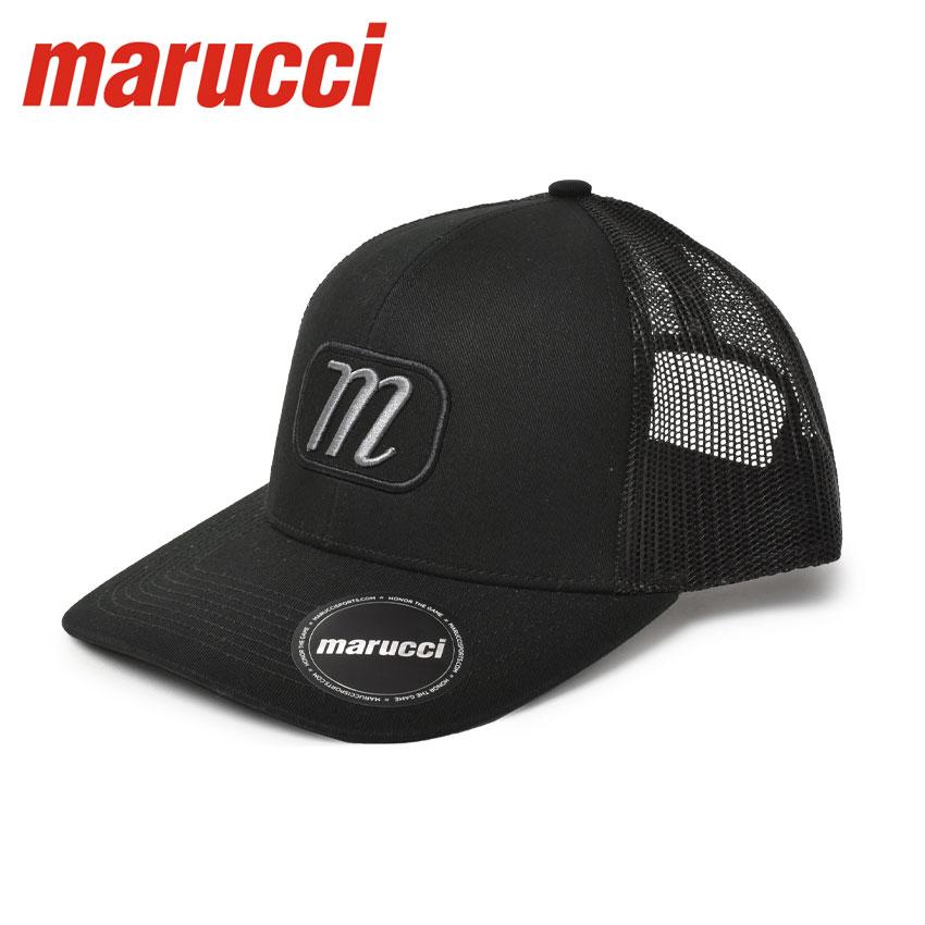 【新品未使用】Marucci キャップ ブラック　メンズ　黒　メッシュ marucci（マルーチ） 帽子 メンズ レディース FIELDERS CHOICE TRUCKER