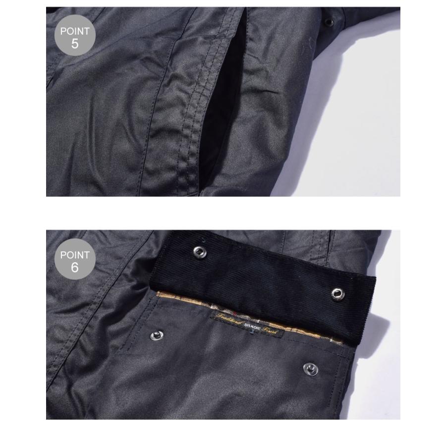 BARBOUR BRISTOL WAX JKT XL ネイビー Men's Barbour Bristol Waxed Jacket