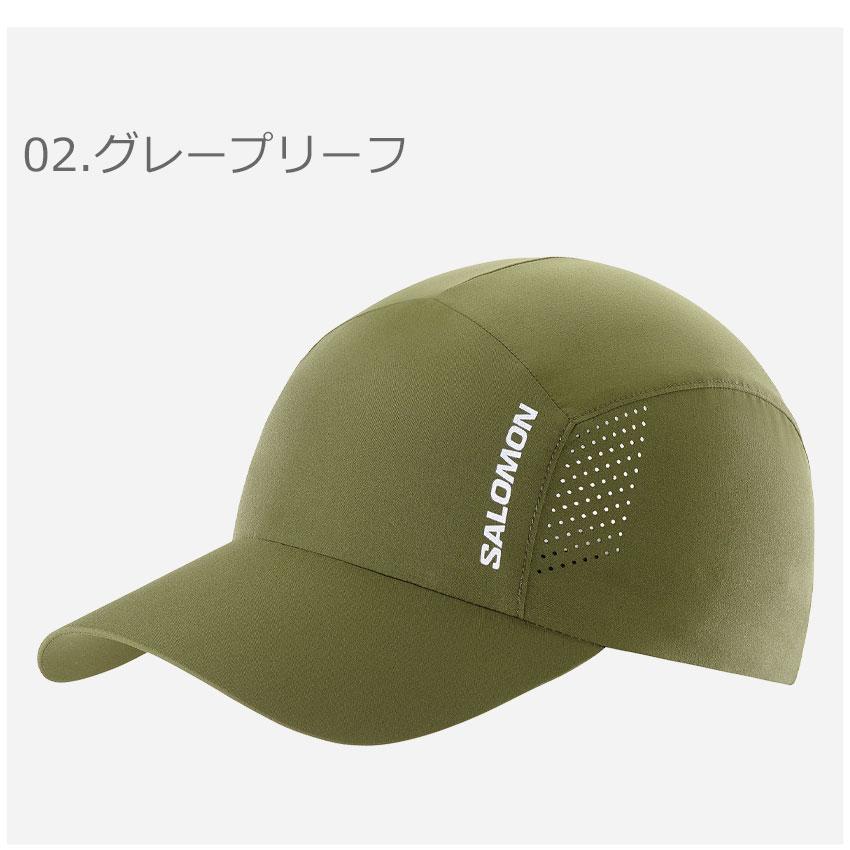 サロモン 帽子 メンズ レディース CROSS CAP SALOMON LC2022000 LC2022100 LC2022300 LC2128300 ブラック 黒 カーキ キャップ 緑｜z-sports｜07