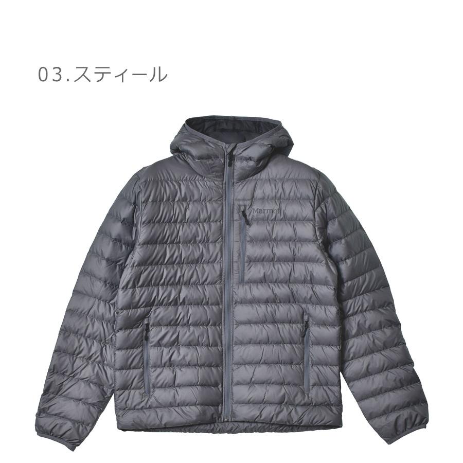 Marmot フード付きダウンジャケット グレー マーモット（Marmot）（キッズ）ジュニア 750FP プライムダウン