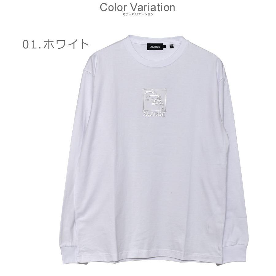 XLARGE（エクストラ ラージ） Tシャツ 長袖 メンズ SQUARE OG L/S TEE