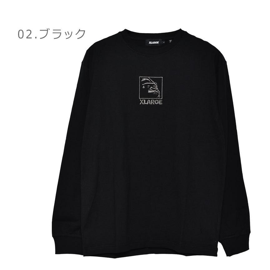 XLARGE（エクストラ ラージ） Tシャツ 長袖 メンズ SQUARE OG L/S TEE
