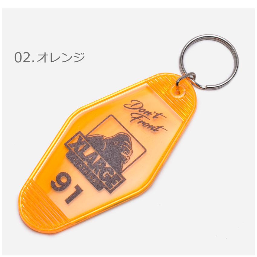 （ゆうパケット可） エクストララージ キーホルダー OG KEY HOLDER X-LARGE 101212054002 ホワイト 白 ブラック 黒 ルームキー アクセサリー 雑貨｜z-sports｜07