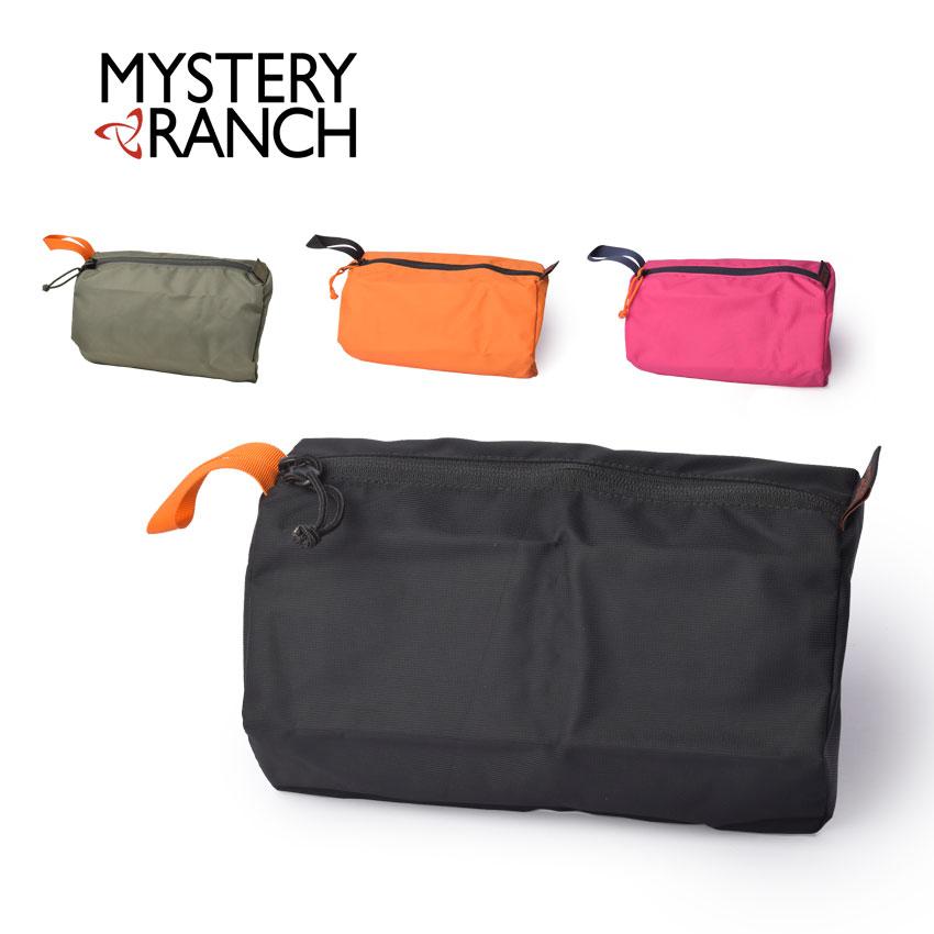 MYSTERY RANCH トラベルポーチ ブラック オレンジ MYSTERY RANCH（ミステリーランチ） アクセサリーポーチ メンズ