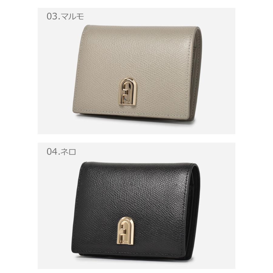 フルラ 財布 レディース 1927 S コンパクトウォレット FURLA PDF7ACO ARE000 ブラック 黒 ピンク 2つ折り財布 コンパクト財布｜z-sports｜08