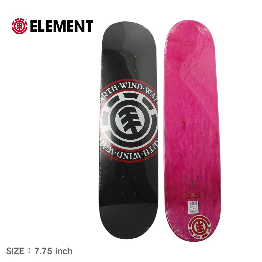 送料無料 エレメント デッキ メンズ レディース シール デッキ ELEMENT BD027032 レッド スケート スケボー