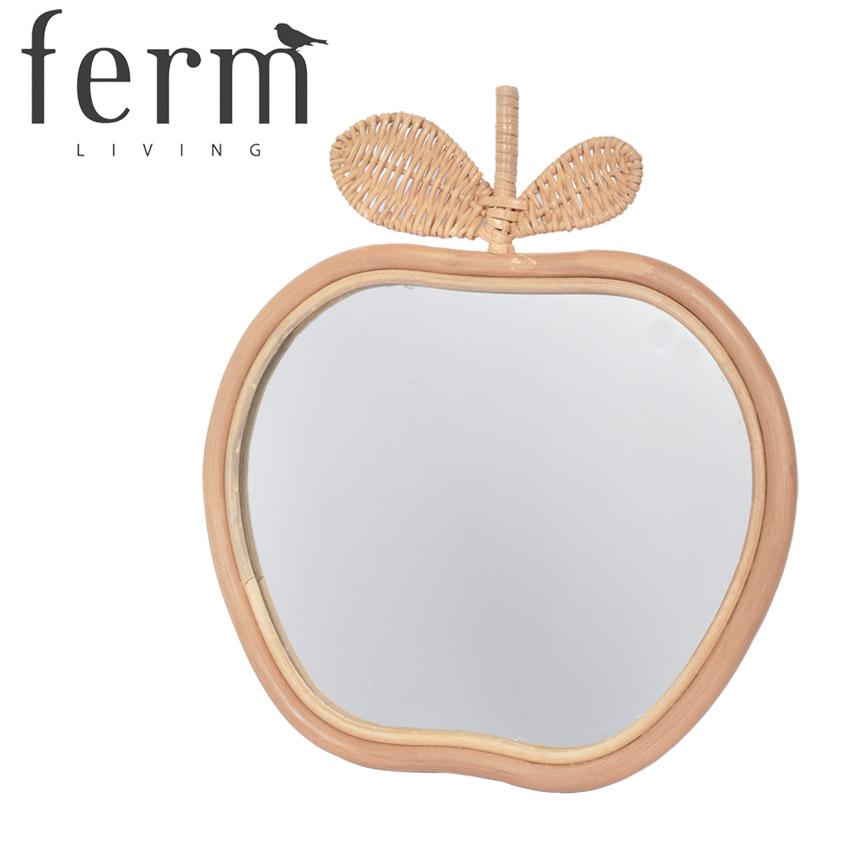 ファーム リビング 鏡 Apple Mirror ferm LIVING 1104263955 ベージュ