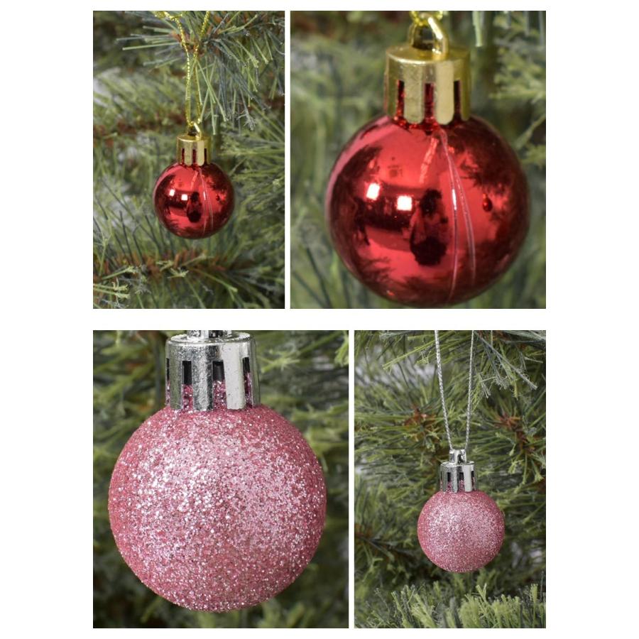 クリスマスツリー オーナメント カラフルボール 73 以上節約 3cm 36個セット グリーン 緑 レッド 670円 白 黄 ホワイト ピンク イエロー セット1 赤