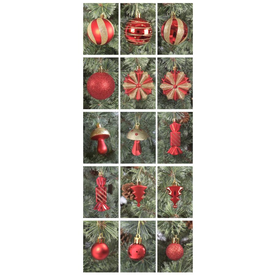クリスマスツリー オーナメント クリスマス 52個セット XO2023 クリスマスツリー オーナメント クリスマス 52個セット XO2023