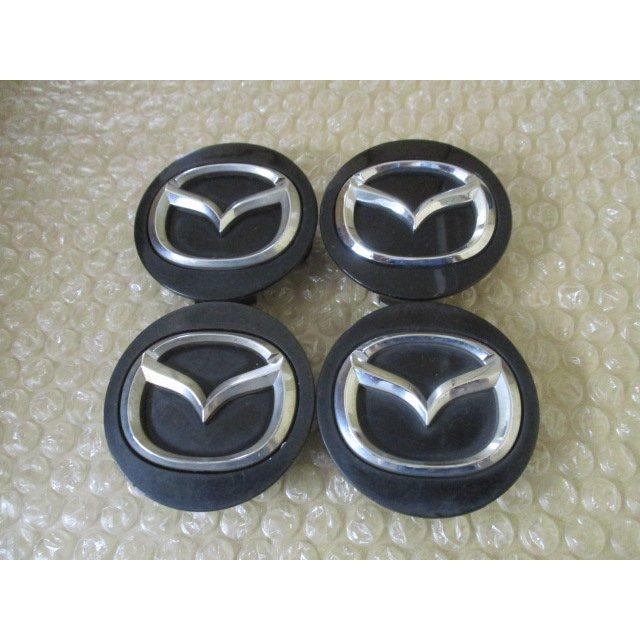 マツダ（Mazda） 純正 黒 ブラック センターキャップ 中古4個/4枚 CX