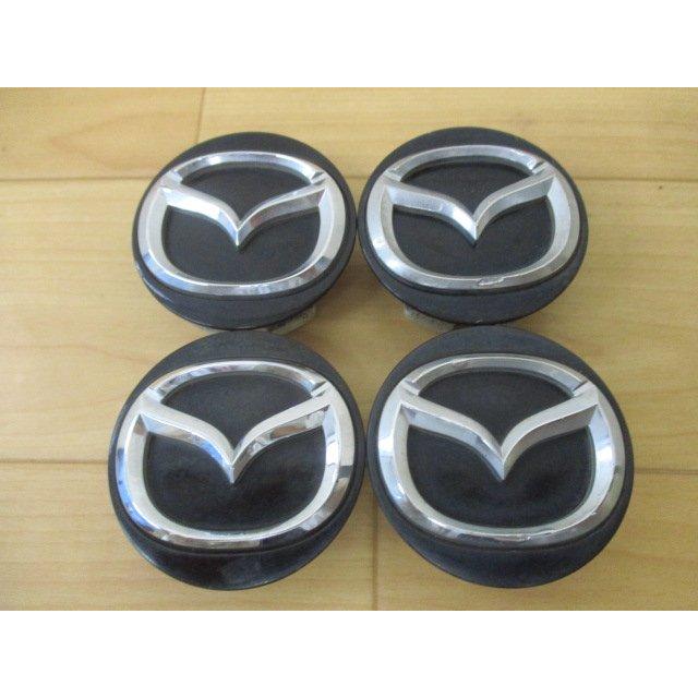 mazda2 15インチ ホイールキャップ4個セット マツダ（Mazda） 純正 黒 ブラック センターキャップ 中古4個/4枚 ND