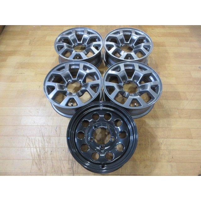 JB 74W スズキ ジムニーシエラ 純正ホイルタイヤ4本セット15インチ スズキ（SUZUKI） ジムニーシエラ JB74W 純正 5本セット ( アルミ