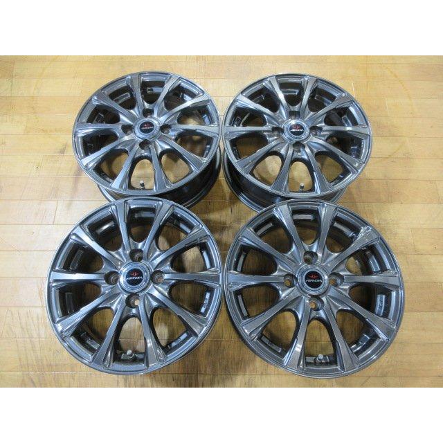 AIRNOVA JWL-T アルミホイール 4本 4H-100 14インチ 5J+39 プロ