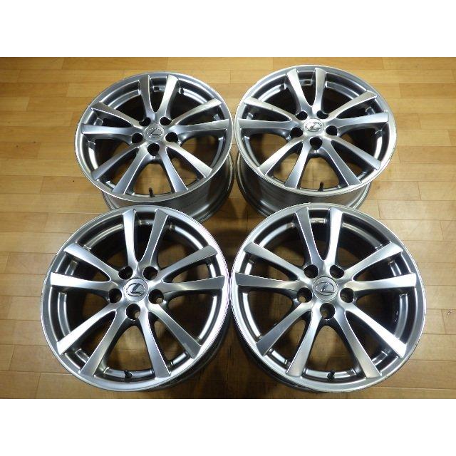 @*き様 レクサス ES 純正ホイール 4本 送料込 レクサス（LEXUS） IS 純正 ホイール 4本セット 5H-114.3 18インチ F