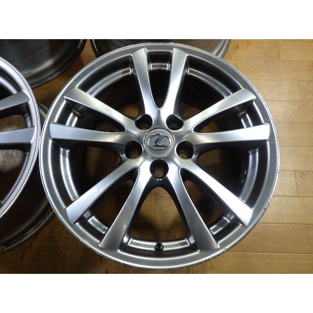 @*き様 レクサス ES 純正ホイール 4本 送料込 レクサス（LEXUS） IS 純正 ホイール 4本セット 5H-114.3 18インチ F