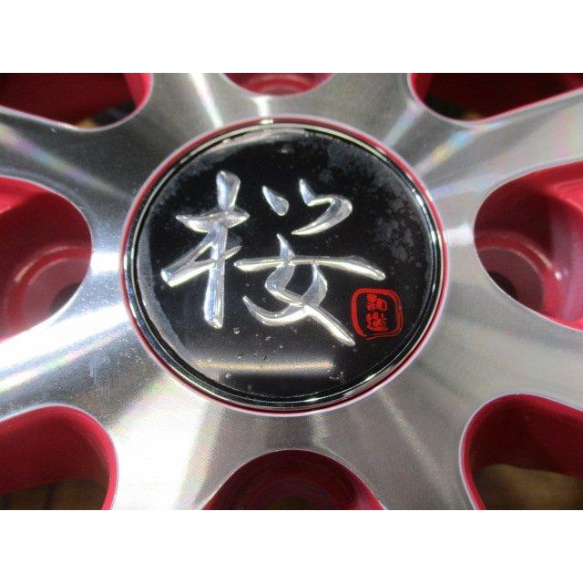 軽四 桜 ホイール タイヤ 新品 4本 16インチ 165/50R16 ハンコック 