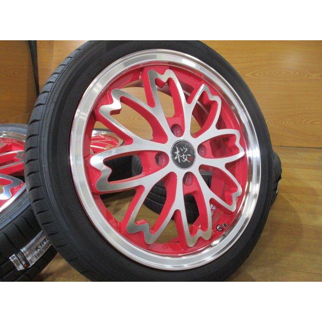軽四 桜 ホイール タイヤ 新品 4本 16インチ 165/50R16 ハンコック 