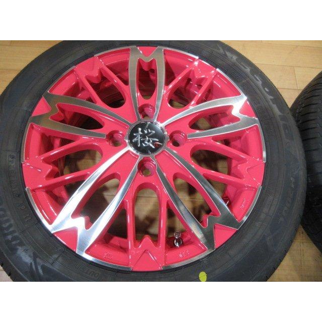 新品 軽四 R-PRIDE 和道 桜 ホイール タイヤ ブリヂストン 4本 14 