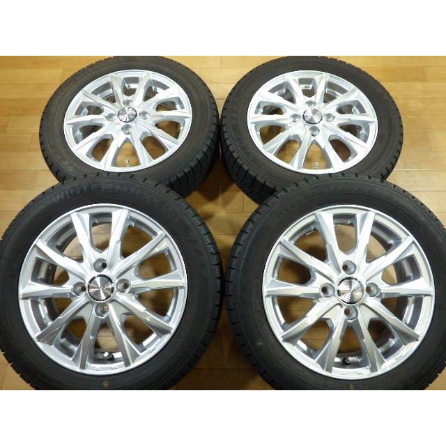 スタッドレス☆155/65R14 タント ムーブ アルト ワゴンR等 手渡OK☆ WEDS（ウェッズ） 美品! バリ山! ワゴンR ラパン アルト タント N-BOX