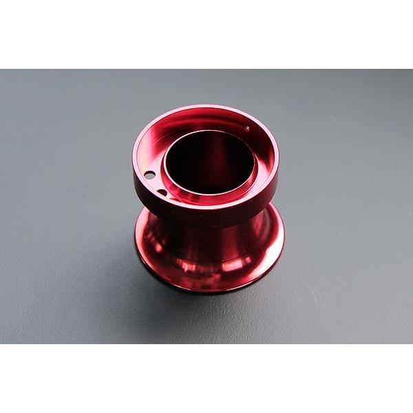 501】CRキャブSボディ用 アルミショートファンネル レッド : CHERRY