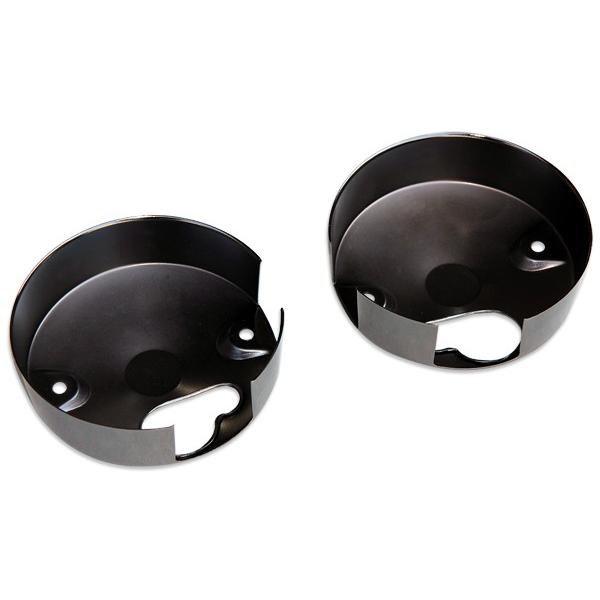 539】【Z400FX】 新品メーターカバー下側 ブラッククローム 旧車