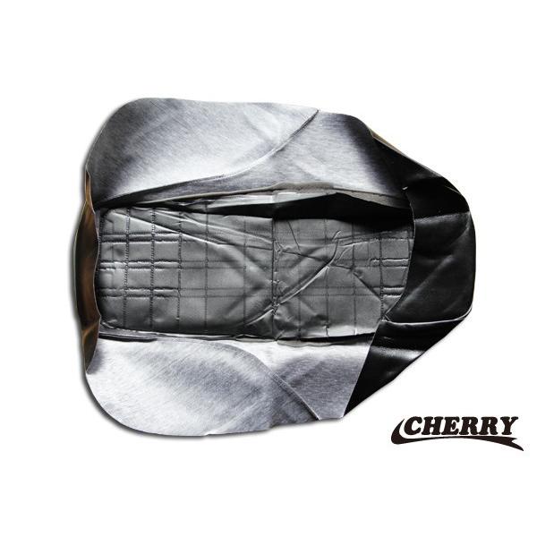 335】Z400FX E4パターン張替え表皮 ブラック : CHERRYヤフーSHOP