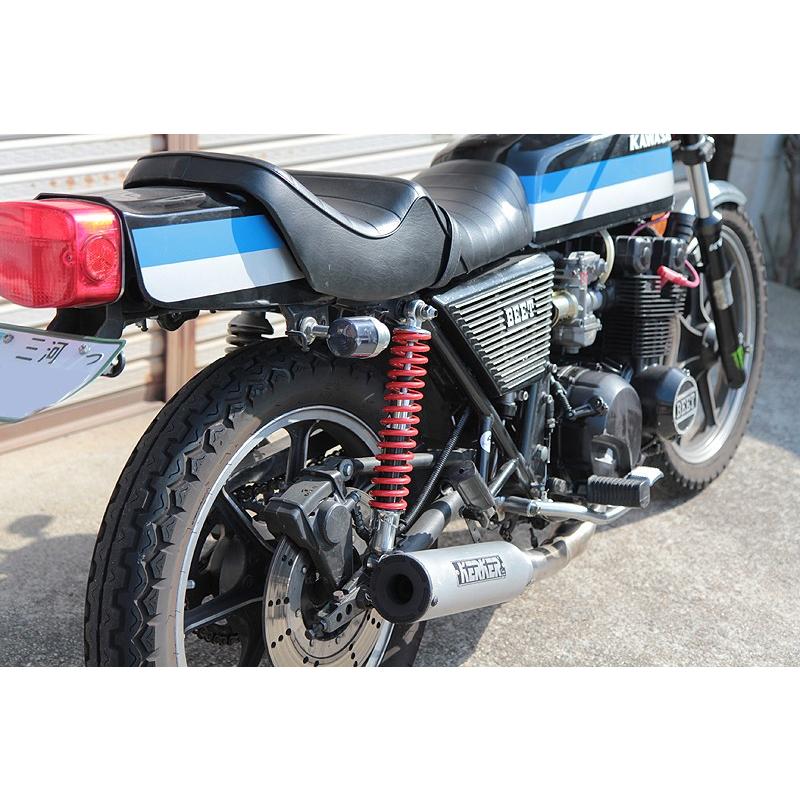 【236】細巻き 345mm 当時仕様 リア サスペンション赤 × 銀 236】新品 リヤサス345mm 銀x赤 細巻き 当時仕様 検KONI