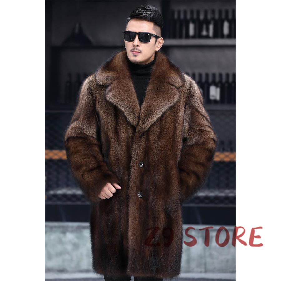 ファーコート メンズ 厚手 毛皮コート フォックス ロングコート ファーコート メンズ 厚手 毛皮コート フォックス ロングコート