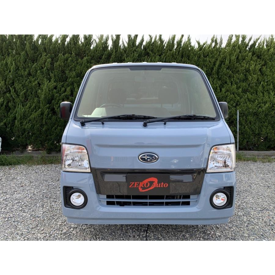 サンバー H21年〜H24年 フロント バンパー カーボン カバー 最終型