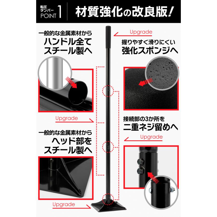 転圧機?タンパー Amazon.co.jp: Walensee タンパー 転圧機 手動 20cm×20cm プレート