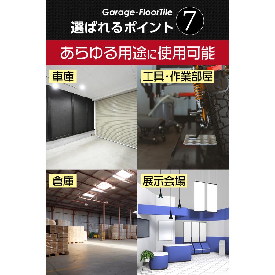 簡単施工 穴あり】Zabuuun!Tile ガレージタイル 全12色!! 20枚セット