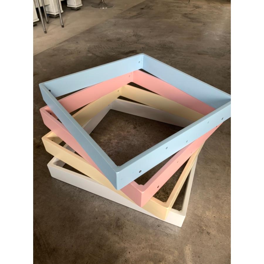 テーブル脚 アイアン パーツ Diy用 シンプルデザイン パステルカラー 焼付塗装 オーダーサイズ Zacc 1 1 Zacc 通販 Yahoo ショッピング