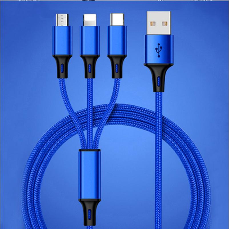 iPhone 15 ケーブル USB Type-C micro 充電ケーブル 3in1 急速充電