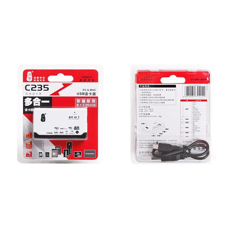 メモリカードリーダー USB カードリーダー メモリリーダライタ USB2.0 ブランド 川宇 microSD SDメモリカード SDHC SDXC miniSDHC カードリーダー 等対応|zacca-15|11