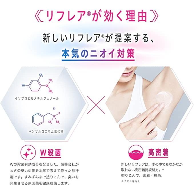 メンソレータム リフレア デオドラントクリーム (ジャー) 55g × 3個