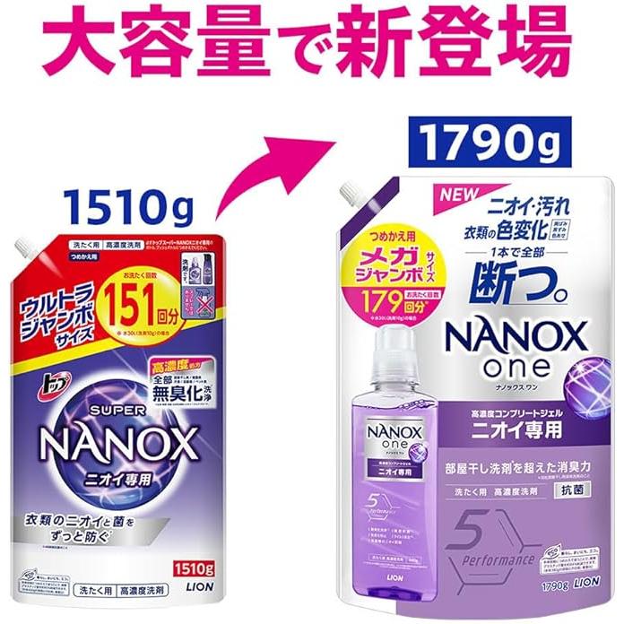 LION（ライオン） ナノックスワン NANOXone ニオイ専用 部屋干し 洗濯