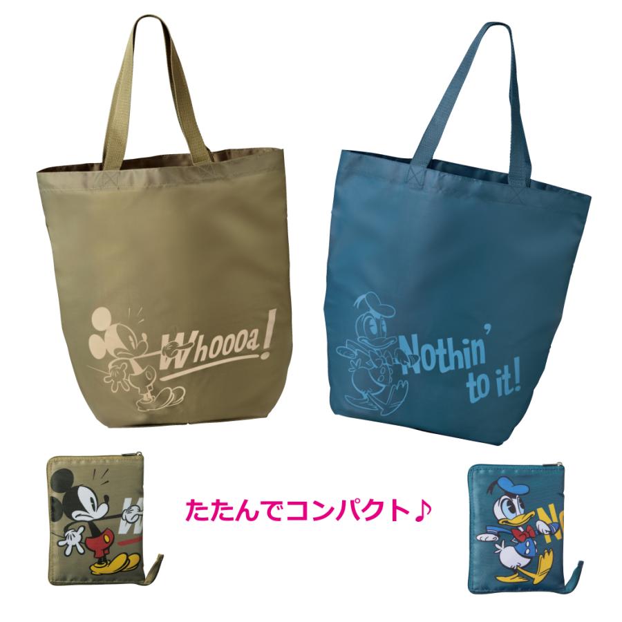 Disney トートバッグ マチ広 2個セット ディズニー エコバッグ