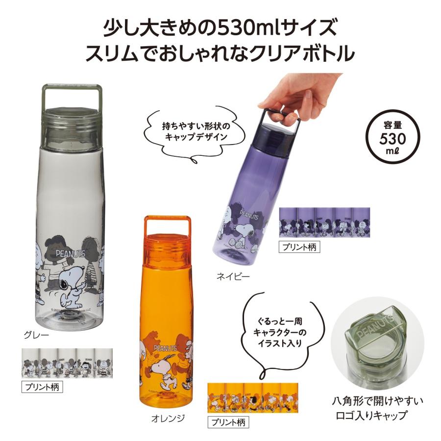 SNOOPY スヌーピー 水筒 530ml 2個セット ボトル クリアボトル SNOOPY スヌーピー 水筒 530ml 2個セット ボトル クリアボトル
