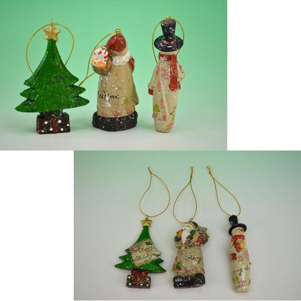 セール 50%%OFF クリスマス メッセージオーナメント 3Pセット もみの木