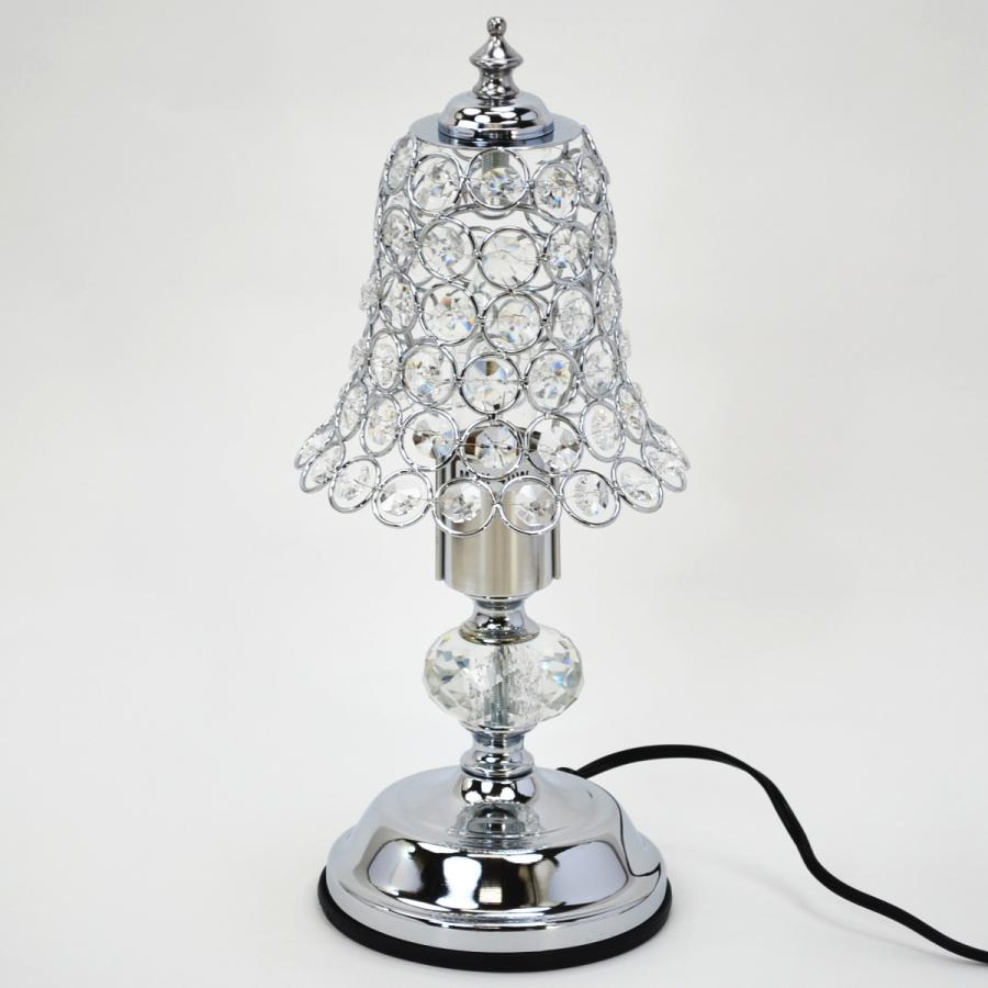 テーブルランプ タッチセンサーランプ ジュエル シルバー 1灯間接照明