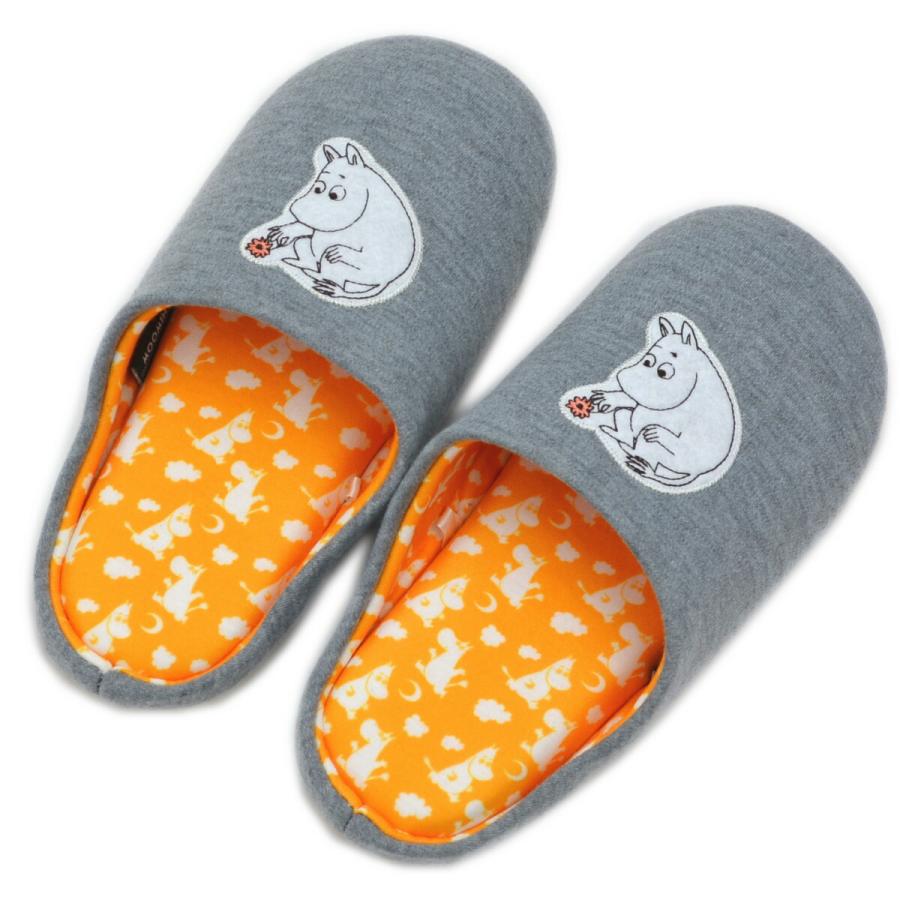 ルームシューズ MOOMIN スリッパ ニット ムーミン リトルミイ 〜24cm 