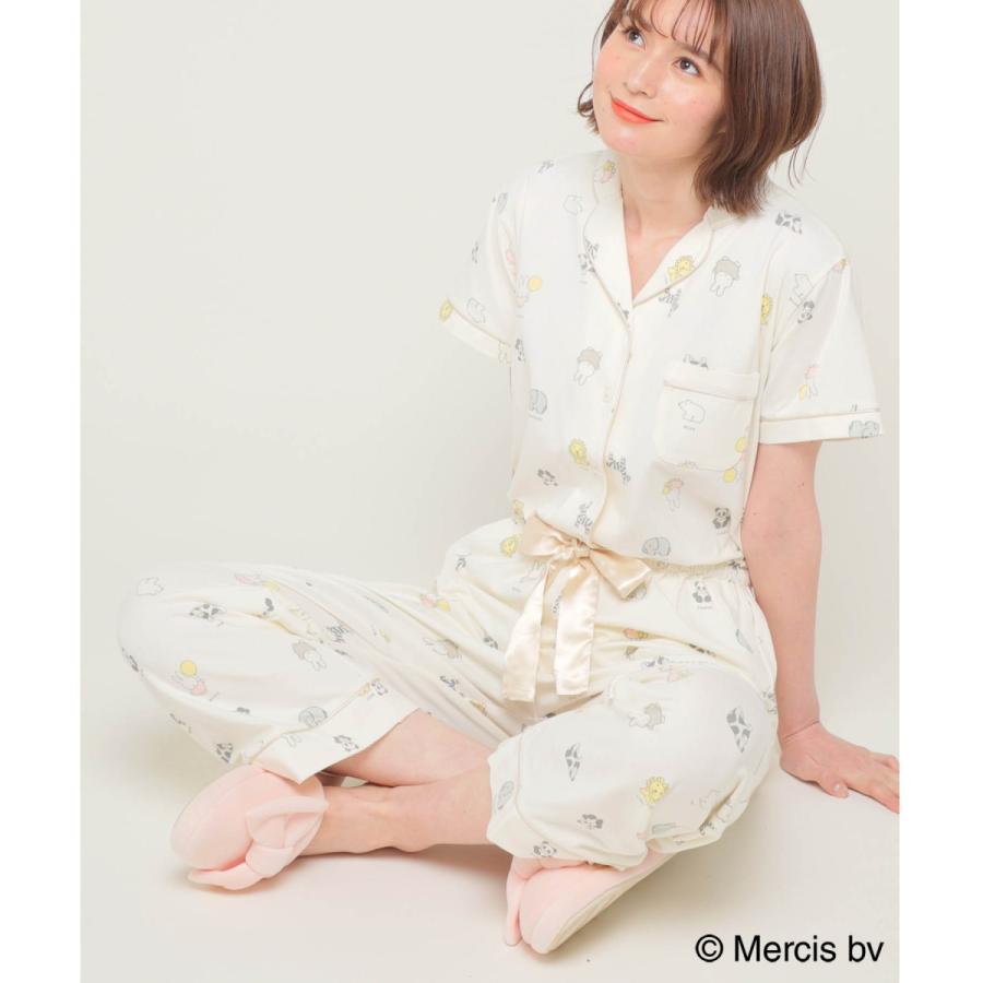 ナルエー パジャマ 綿ベア天ミッフィーとどうぶつたち ピンク ナルエー パジャマ 綿ベア天ミッフィーとどうぶつたち ピンク