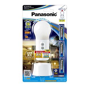 パナソニック ホワイト LEDランタン乾電池エボルタNEO付き 調光：調色