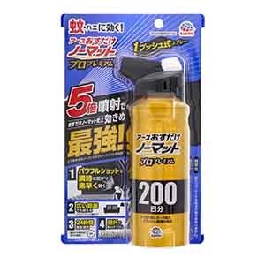 アース製薬 おすだけノーマットプロプレミアム 蚊取り スプレー２００日分２０５ｍｌ 雑貨屋 通販 Yahoo ショッピング