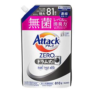 花王 アタックゼロ ZERO ドラム式専用 つめかえ用 810g : 雑貨屋
