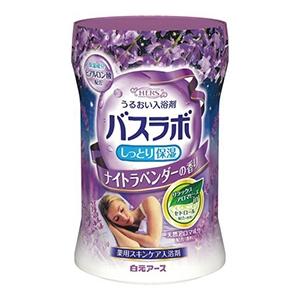 入浴剤　☆らぶりーぼーん☆ 白元アース HERS バスラボボトル ナイトラベンダーの香り540g